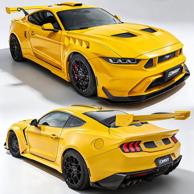 CMST Ford Mustang "GTD Style" FRP / Partial Carbon Wide Bodykit for S650 Ford Mustang Aftermarket Carbon Fiber Part / Bodykit - Robot Bodykits