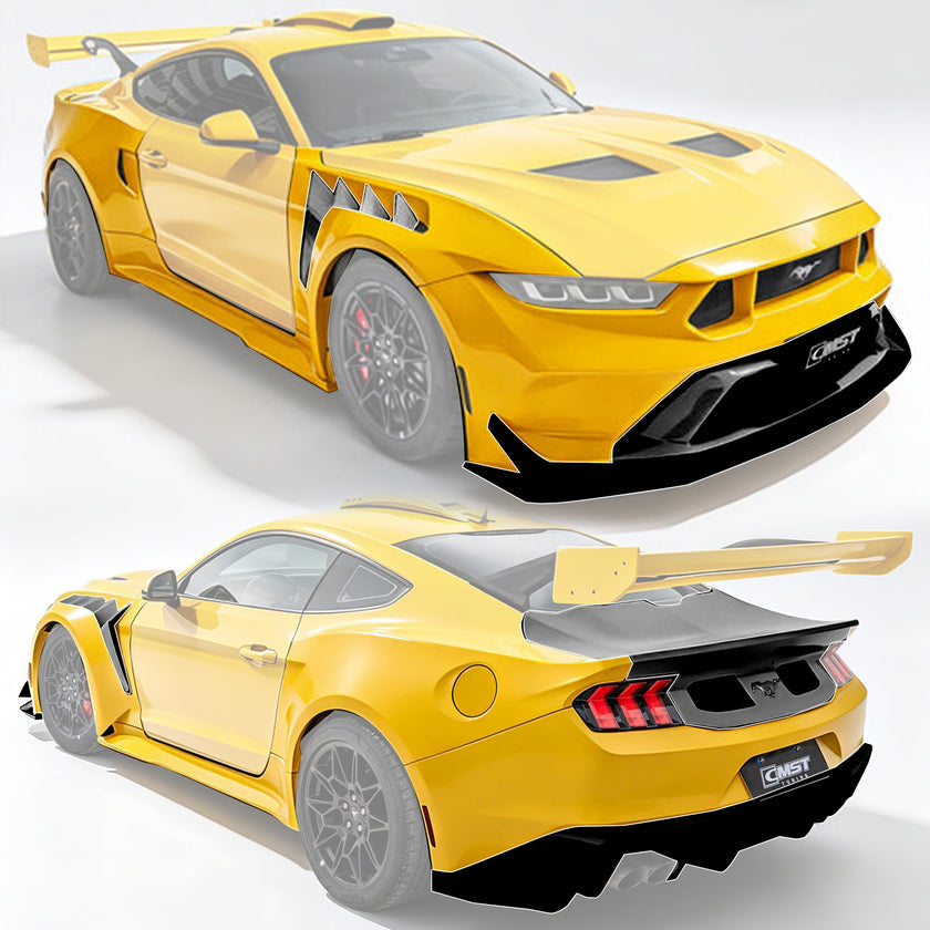 CMST Ford Mustang "GTD Style" FRP / Partial Carbon Wide Bodykit for S650 Ford Mustang Aftermarket Carbon Fiber Part / Bodykit - Robot Bodykits