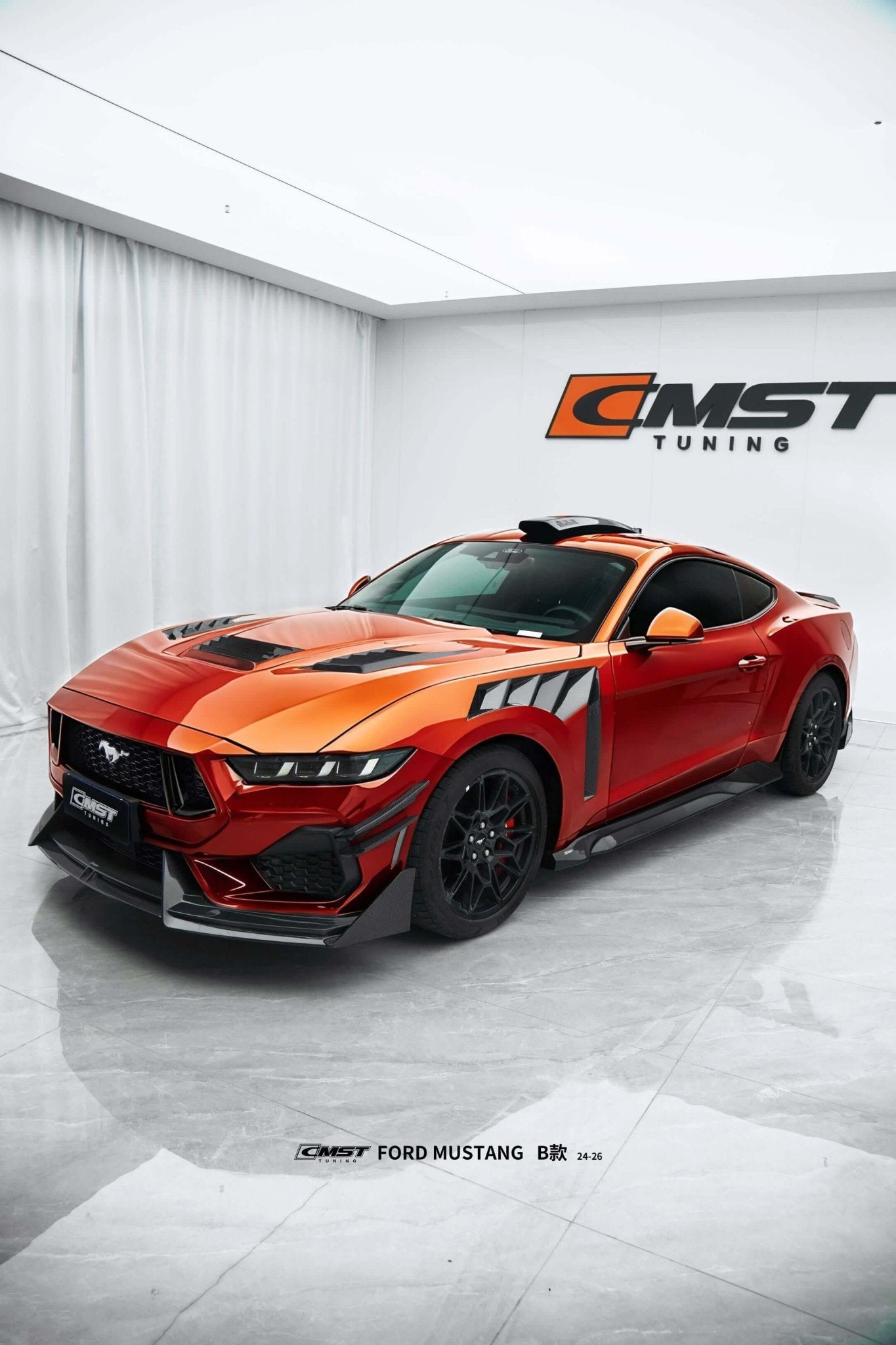 CMST Ford Mustang S650 2.3/5.0 Carbon Fibre Bonnet Aftermarket Carbon Fiber Part / Bodykit - Robot Bodykits