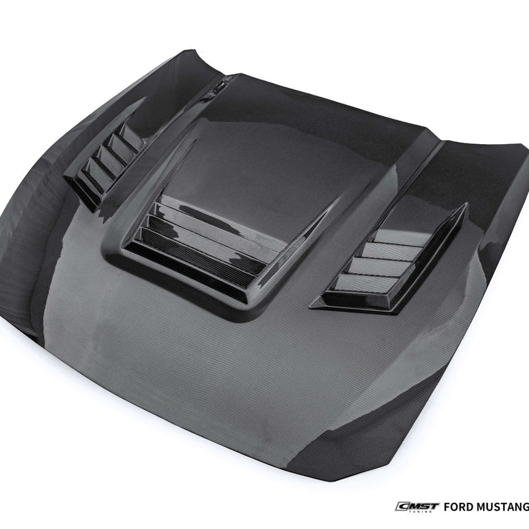 CMST Ford Mustang S650 2.3/5.0 Carbon Fibre Bonnet Aftermarket Carbon Fiber Part / Bodykit - Robot Bodykits