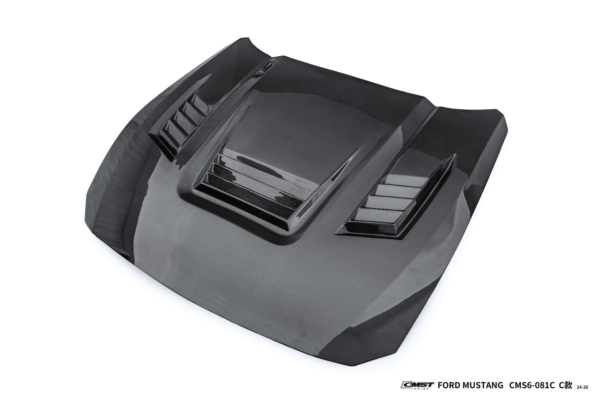 CMST Ford Mustang S650 2.3/5.0 Carbon Fibre Bonnet Aftermarket Carbon Fiber Part / Bodykit - Robot Bodykits