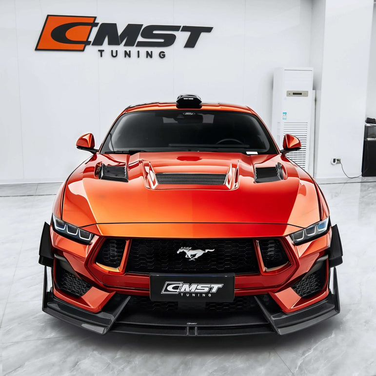 CMST Ford Mustang S650 2.3/5.0 Carbon Fibre Bonnet Aftermarket Carbon Fiber Part / Bodykit - Robot Bodykits