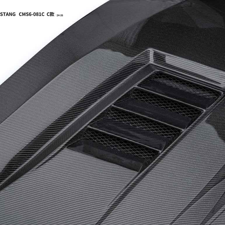 CMST Ford Mustang S650 2.3/5.0 Carbon Fibre Bonnet Aftermarket Carbon Fiber Part / Bodykit - Robot Bodykits
