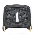 CMST Ford Mustang S650 2.3/5.0 Carbon Fibre Bonnet With Tempered Glass Window Aftermarket Carbon Fiber Part / Bodykit - Robot Bodykits