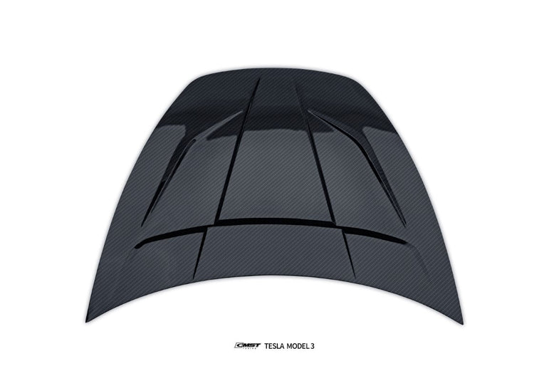 CMST FRP & Carbon Fiber V1 Hood for Tesla Model 3 Highland 2024 - ON Aftermarket Carbon Fiber Part / Bodykit - Robot Bodykits