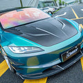 CMST FRP & Carbon Fiber V1 Hood for Tesla Model 3 Highland 2024 - ON Aftermarket Carbon Fiber Part / Bodykit - Robot Bodykits