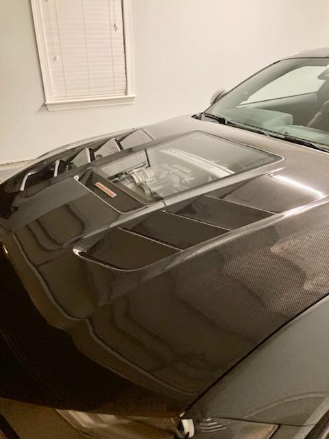 CMST Glass Transparent Hood for Ford Mustang S550.2 2018 - ON Aftermarket Carbon Fiber Part / Bodykit - Robot Bodykits