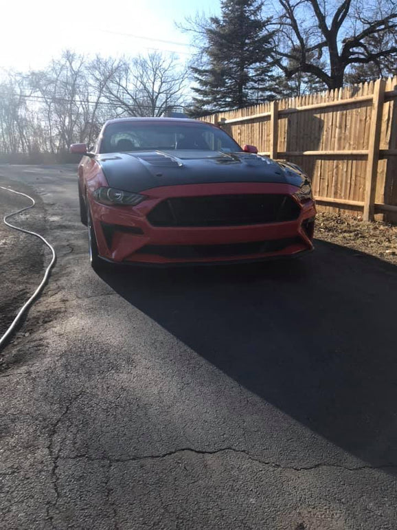 CMST Glass Transparent Hood for Ford Mustang S550.2 2018 - ON Aftermarket Carbon Fiber Part / Bodykit - Robot Bodykits