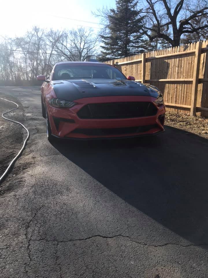 CMST Glass Transparent Hood for Ford Mustang S550.2 2018 - ON Aftermarket Carbon Fiber Part / Bodykit - Robot Bodykits