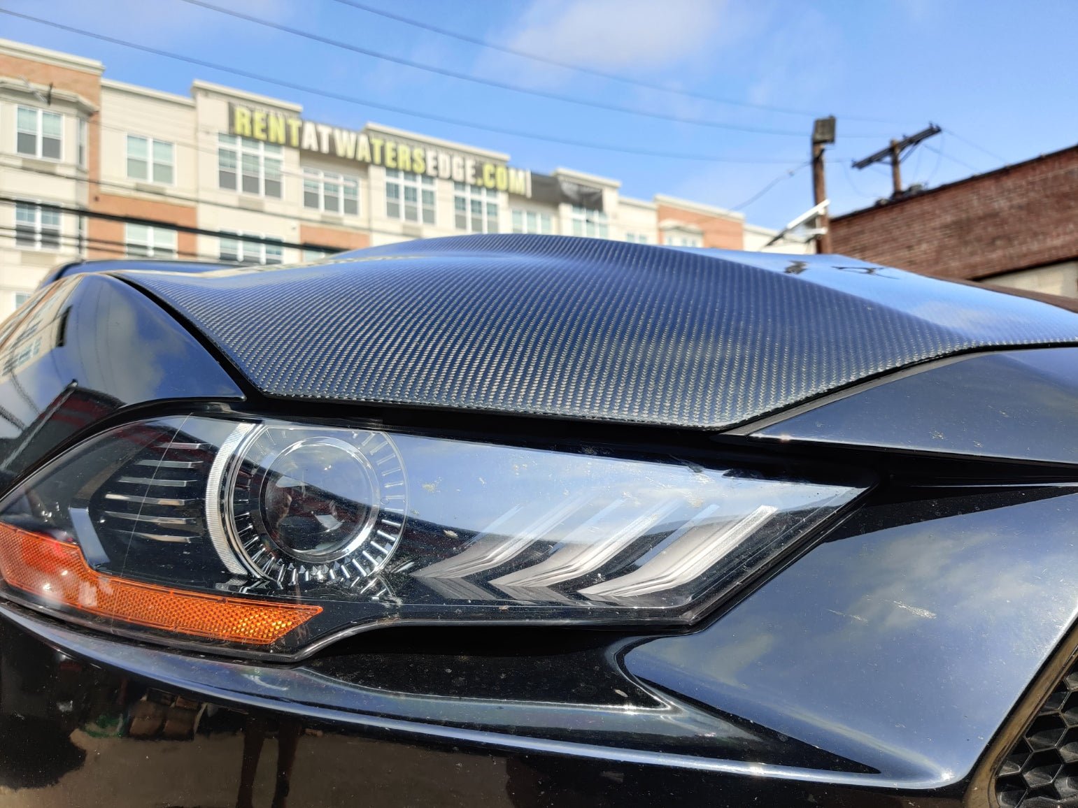 CMST Glass Transparent Hood for Ford Mustang S550.2 2018 - ON Aftermarket Carbon Fiber Part / Bodykit - Robot Bodykits
