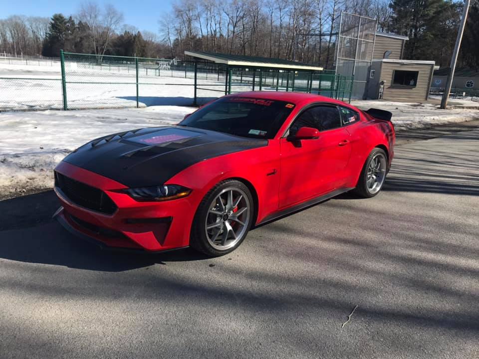 CMST Glass Transparent Hood for Ford Mustang S550.2 2018 - ON Aftermarket Carbon Fiber Part / Bodykit - Robot Bodykits