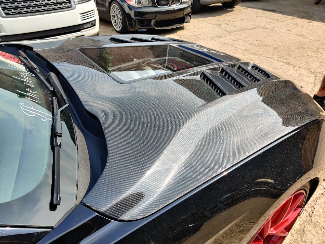 CMST Glass Transparent Hood for Ford Mustang S550.2 2018 - ON Aftermarket Carbon Fiber Part / Bodykit - Robot Bodykits