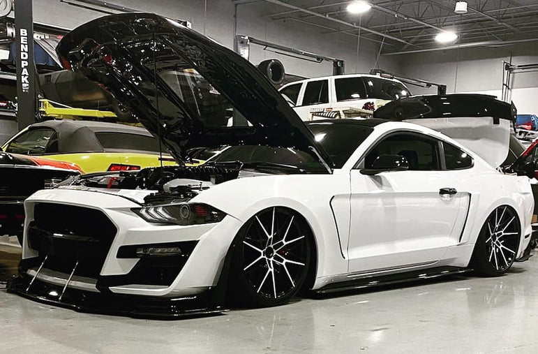 CMST Glass Transparent Hood for Ford Mustang S550.2 2018 - ON Aftermarket Carbon Fiber Part / Bodykit - Robot Bodykits