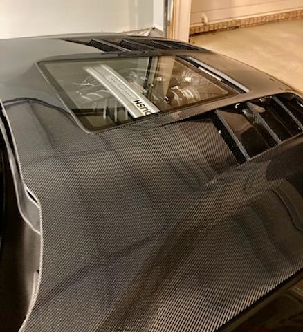 CMST Glass Transparent Hood for Ford Mustang S550.2 2018 - ON Aftermarket Carbon Fiber Part / Bodykit - Robot Bodykits