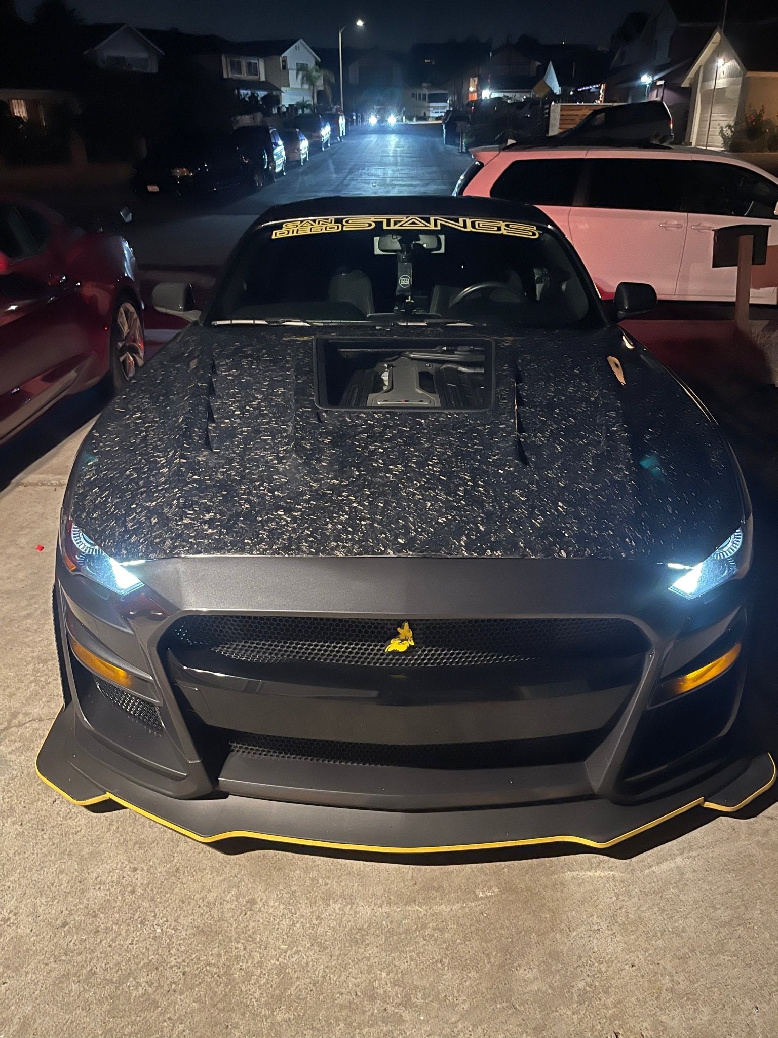 CMST Glass Transparent Hood for Ford Mustang S550.2 2018 - ON Aftermarket Carbon Fiber Part / Bodykit - Robot Bodykits