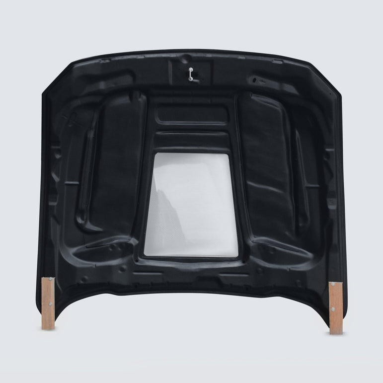 CMST Glass Transparent Hood for Ford Mustang S550.2 2018 - ON Aftermarket Carbon Fiber Part / Bodykit - Robot Bodykits