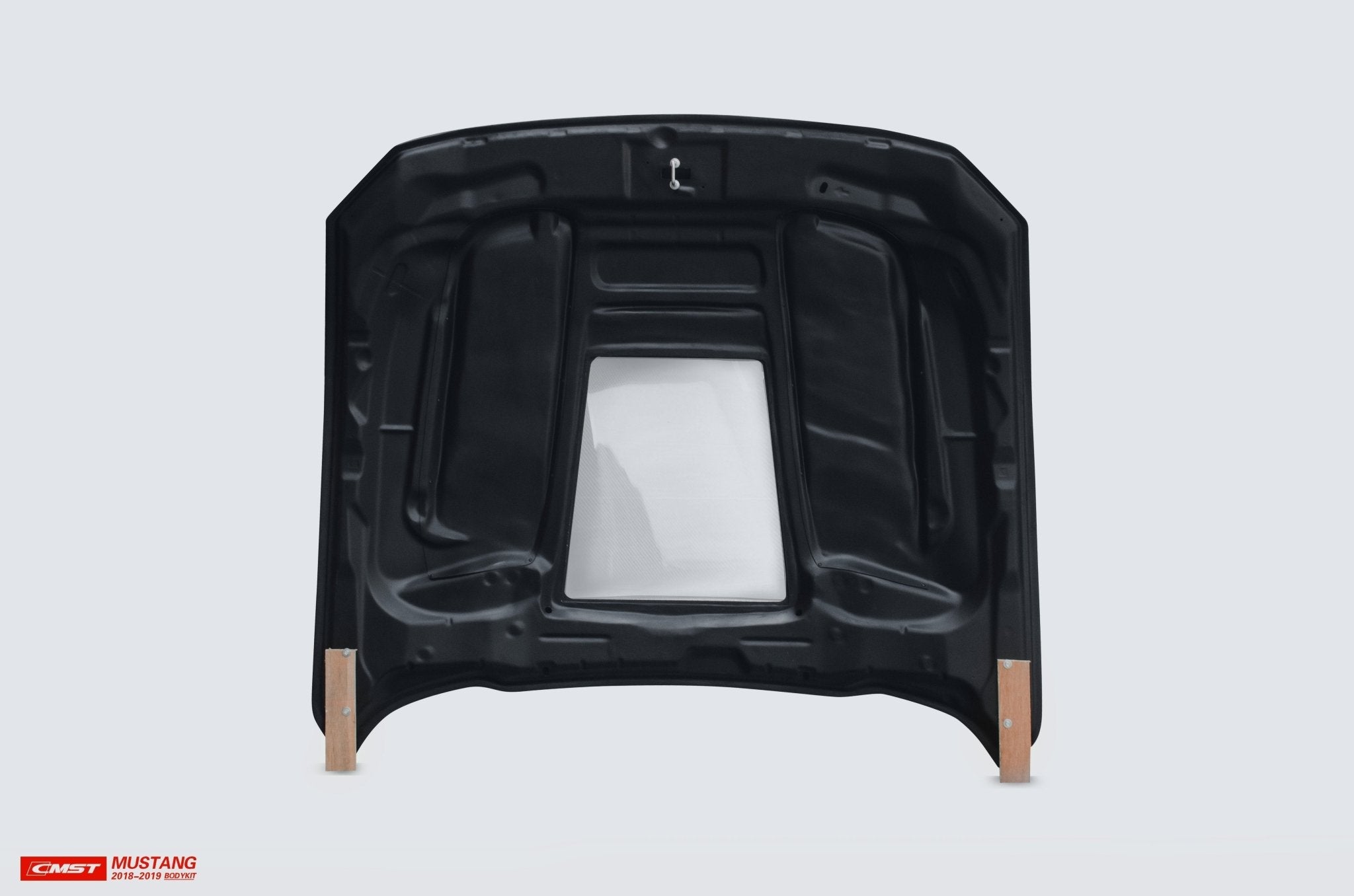 CMST Glass Transparent Hood for Ford Mustang S550.2 2018 - ON Aftermarket Carbon Fiber Part / Bodykit - Robot Bodykits
