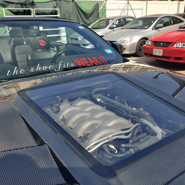 CMST Glass Transparent Hood for Ford Mustang S550.2 2018 - ON Aftermarket Carbon Fiber Part / Bodykit - Robot Bodykits
