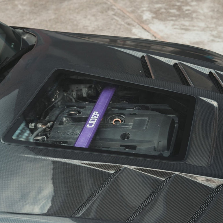 CMST Glass Transparent Hood for Ford Mustang S550.2 2018 - ON Aftermarket Carbon Fiber Part / Bodykit - Robot Bodykits