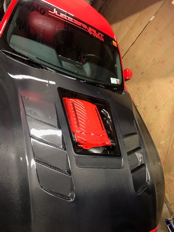 CMST Glass Transparent Hood for Ford Mustang S550.2 2018 - ON Aftermarket Carbon Fiber Part / Bodykit - Robot Bodykits