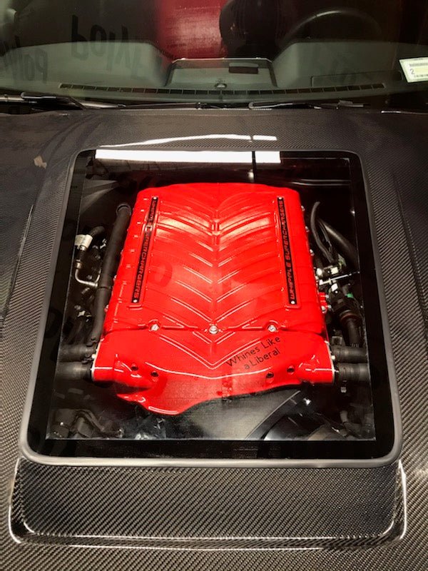 CMST Glass Transparent Hood for Ford Mustang S550.2 2018 - ON Aftermarket Carbon Fiber Part / Bodykit - Robot Bodykits