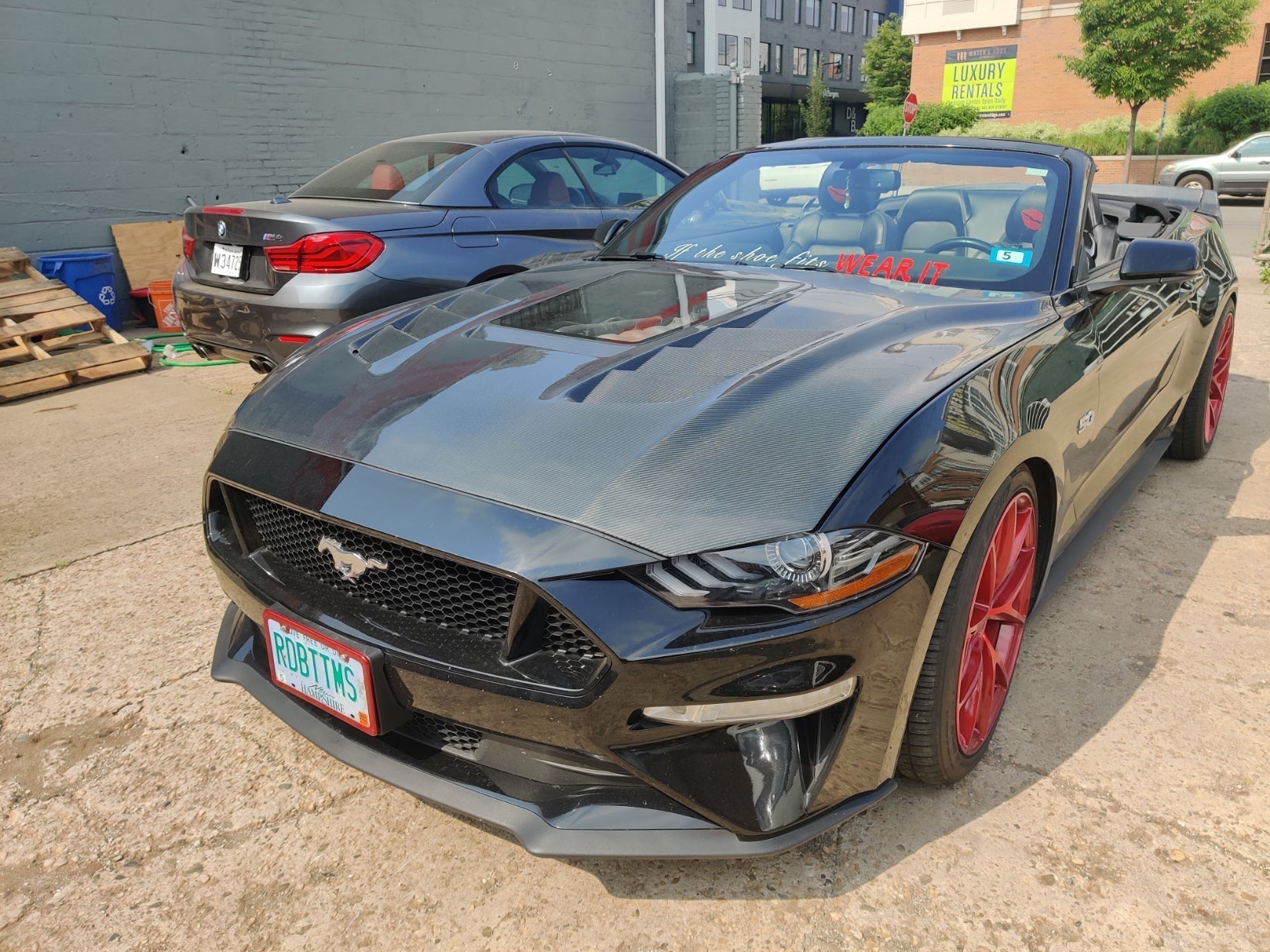 CMST Glass Transparent Hood for Ford Mustang S550.2 2018 - ON Aftermarket Carbon Fiber Part / Bodykit - Robot Bodykits