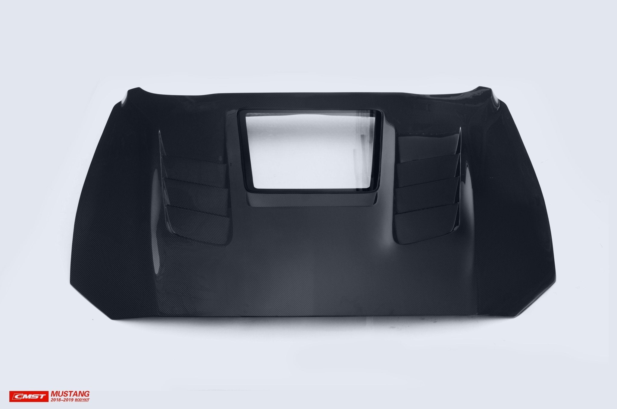 CMST Glass Transparent Hood for Ford Mustang S550.2 2018 - ON Aftermarket Carbon Fiber Part / Bodykit - Robot Bodykits