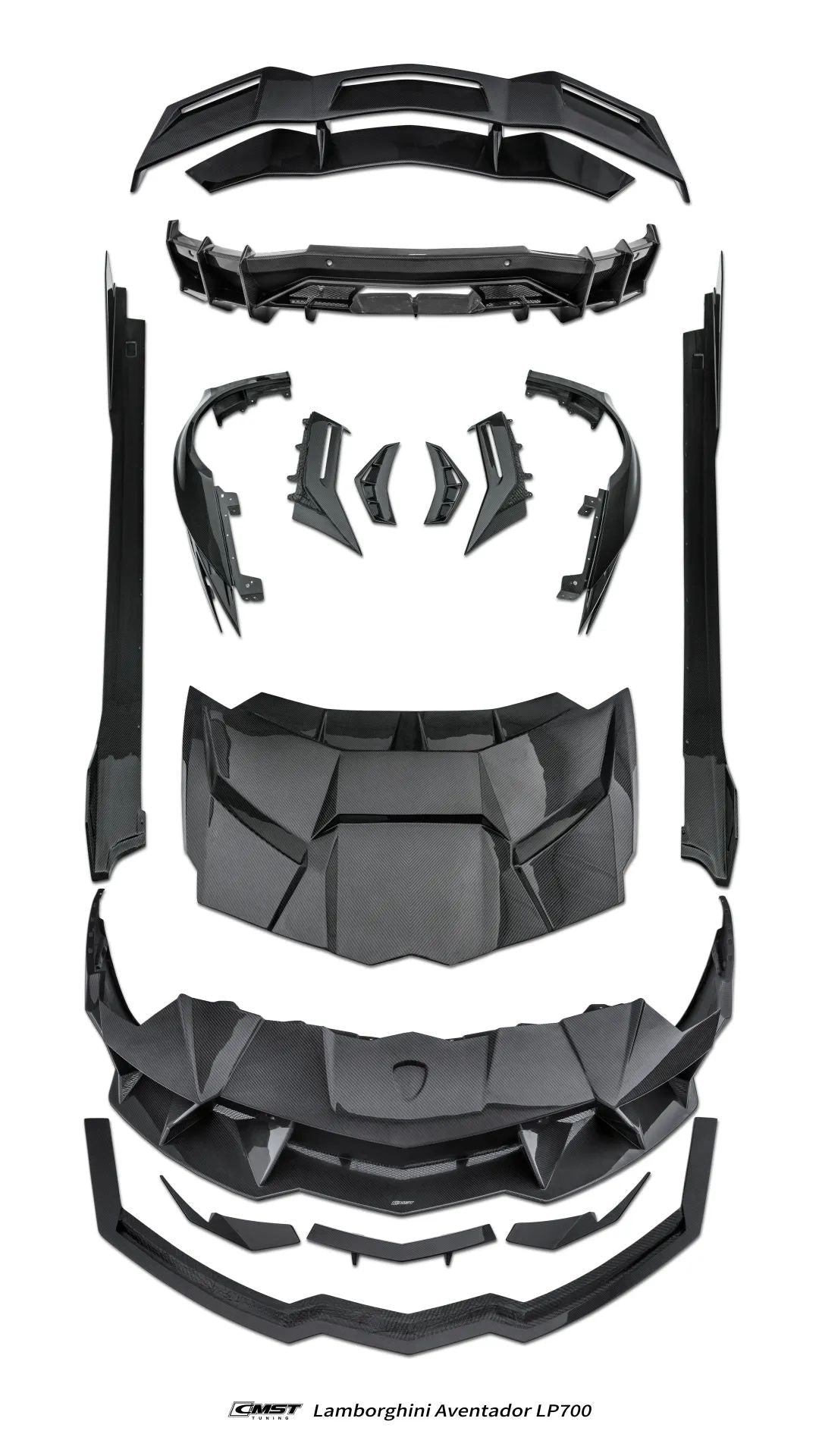 CMST Lamborghini Aventador LP700 Dry Carbon Fibre Full Body Kit Aftermarket Carbon Fiber Part / Bodykit - Robot Bodykits