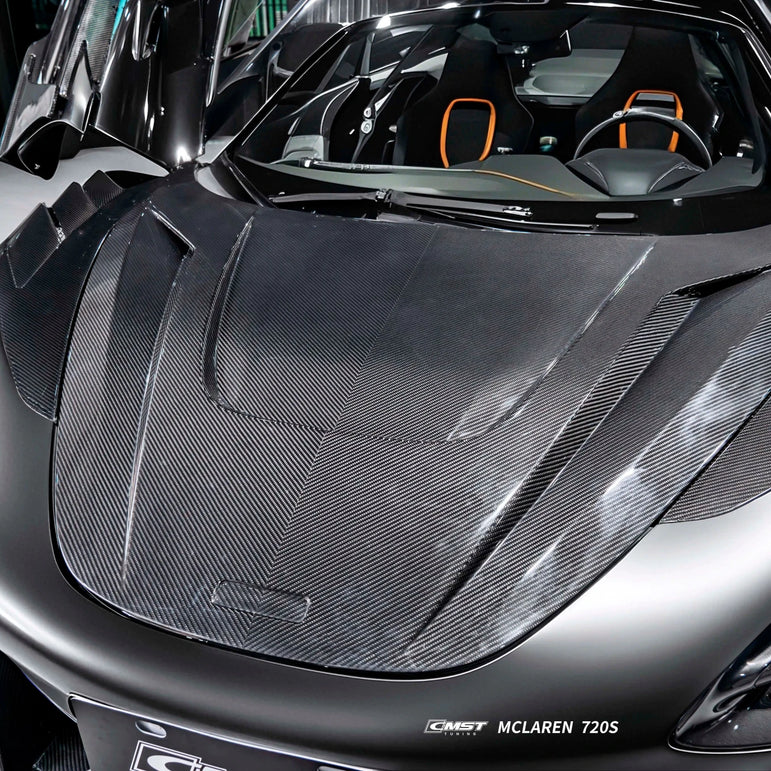 CMST McLaren 720s Dry Carbon Bonnet Aftermarket Carbon Fiber Part / Bodykit - Robot Bodykits