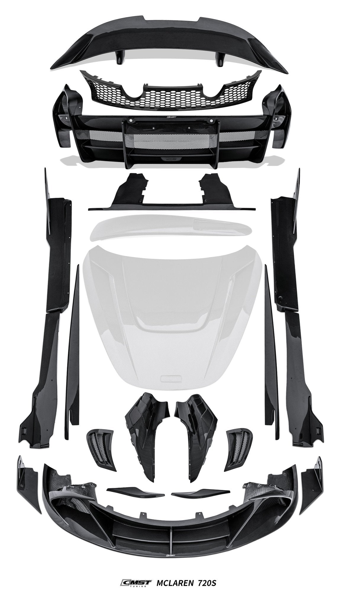 CMST McLaren 720s Full Dry Carbon Kit Aftermarket Carbon Fiber Part / Bodykit - Robot Bodykits