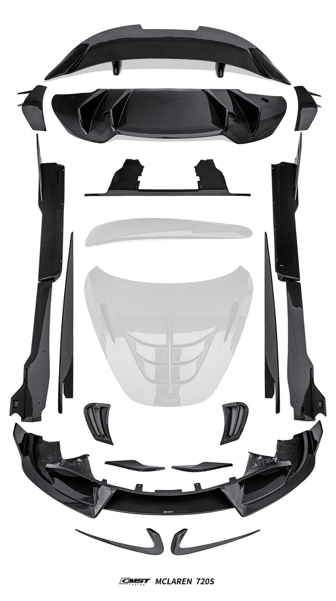 CMST McLaren 720s Full Dry Carbon Kit V3 Aftermarket Carbon Fiber Part / Bodykit - Robot Bodykits