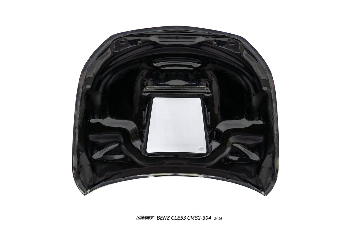 CMST Mercedes-AMG CLE 53 C236 2024-2026 Carbon Fibre Bonnet With Transparent Glass Aftermarket Carbon Fiber Part / Bodykit - Robot Bodykits