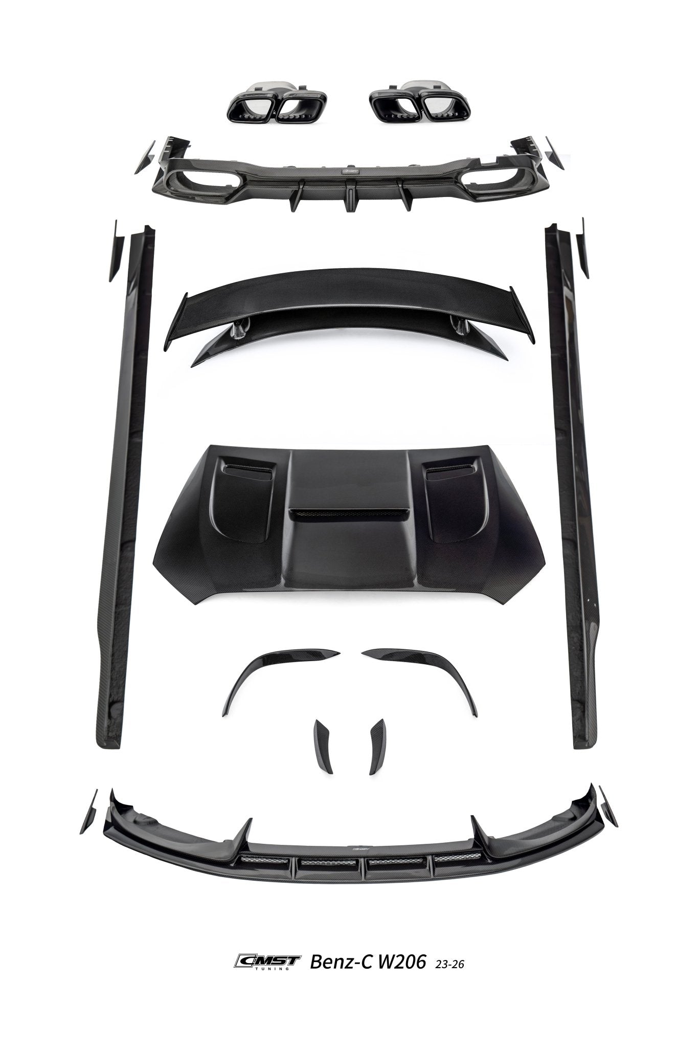CMST Mercedes - Benz C - Class W206 Carbon Fibre Bodykit Aftermarket Carbon Fiber Part / Bodykit - Robot Bodykits