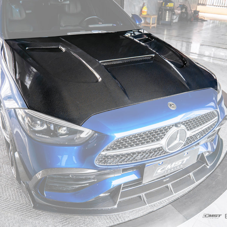 CMST Mercedes - Benz C - Class W206 Carbon Fibre Bonnet V1 Aftermarket Carbon Fiber Part / Bodykit - Robot Bodykits