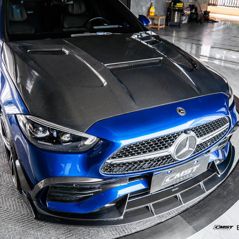 CMST Mercedes - Benz C - Class W206 Carbon Fibre Bonnet V1 Aftermarket Carbon Fiber Part / Bodykit - Robot Bodykits