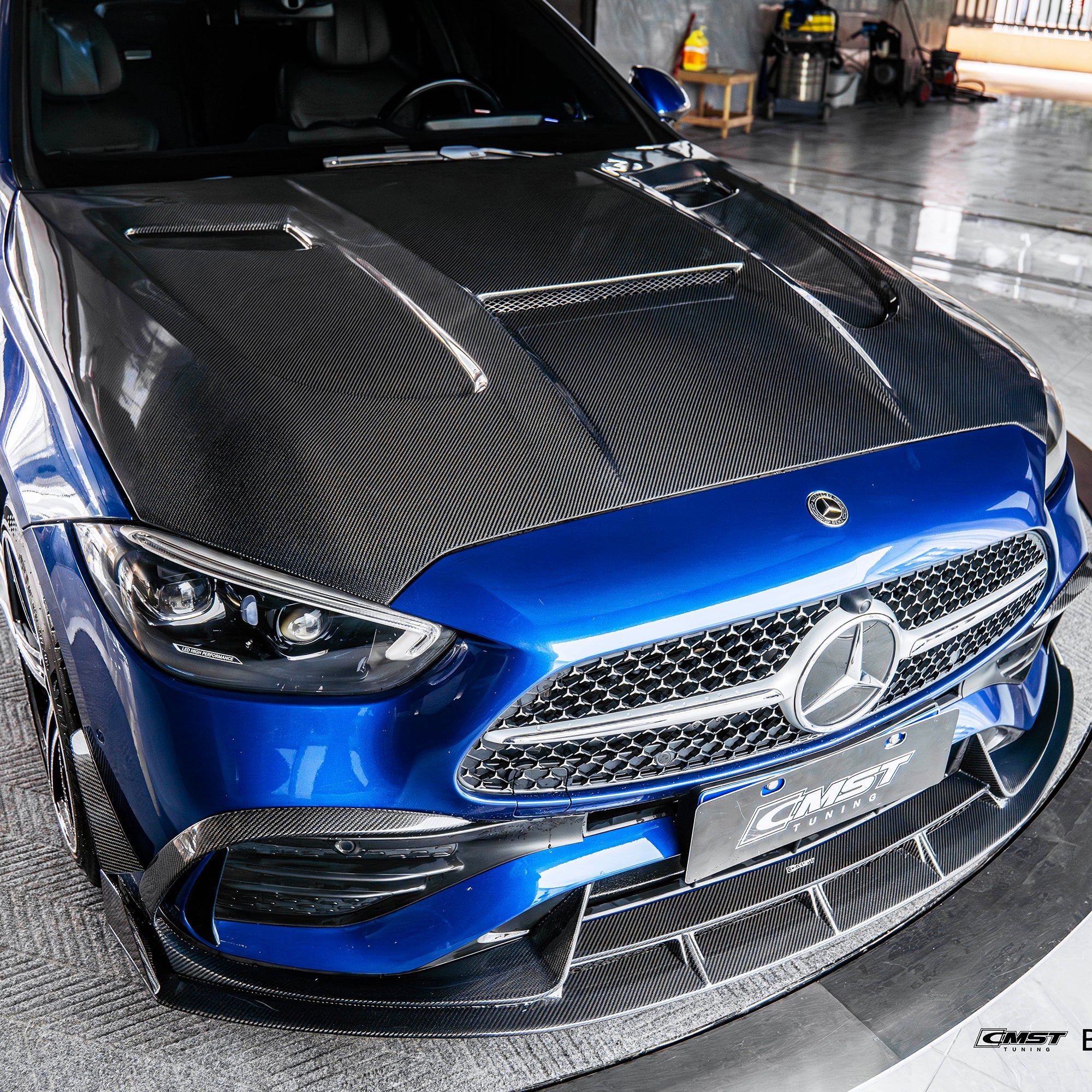 CMST Mercedes - Benz C - Class W206 Carbon Fibre Bonnet V1 Aftermarket Carbon Fiber Part / Bodykit - Robot Bodykits