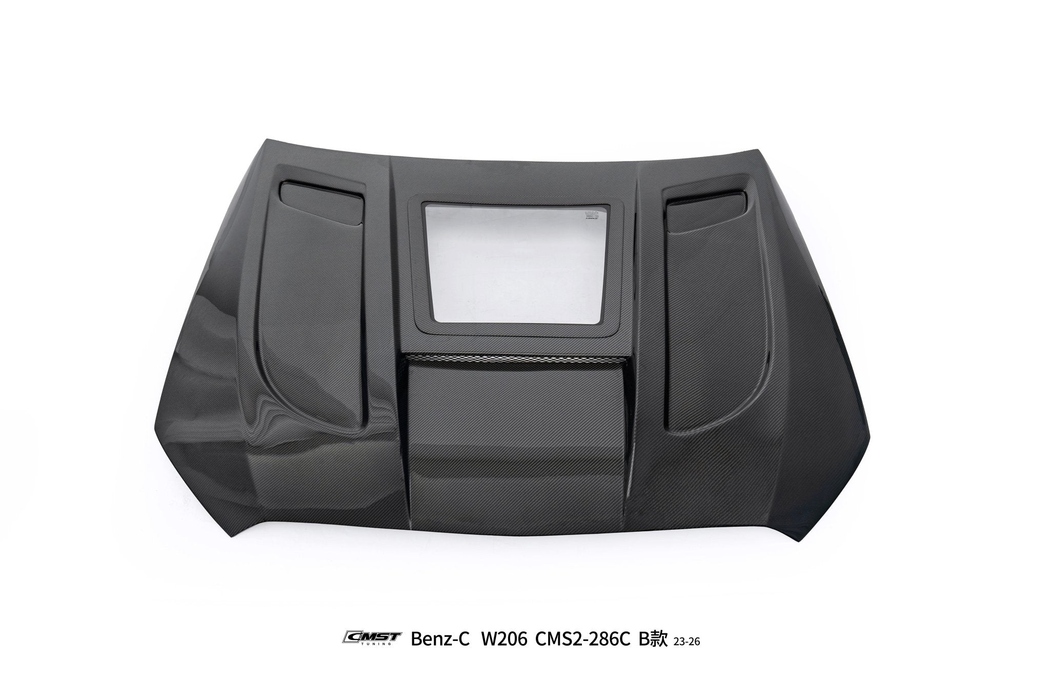 CMST Mercedes - Benz C - Class W206 Carbon Fibre Tempered Glass Bonnet V2 Aftermarket Carbon Fiber Part / Bodykit - Robot Bodykits