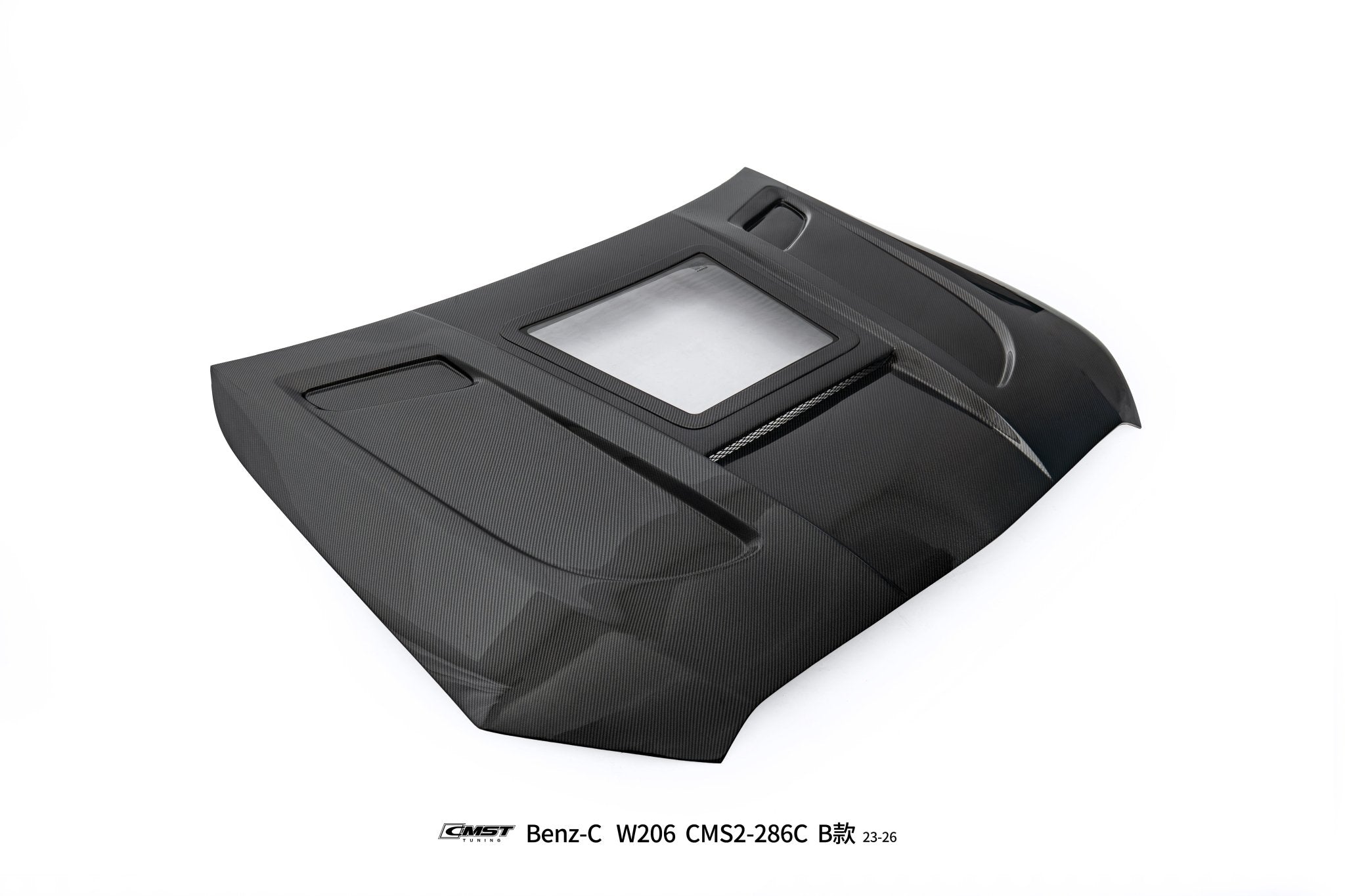 CMST Mercedes - Benz C - Class W206 Carbon Fibre Tempered Glass Bonnet V2 Aftermarket Carbon Fiber Part / Bodykit - Robot Bodykits