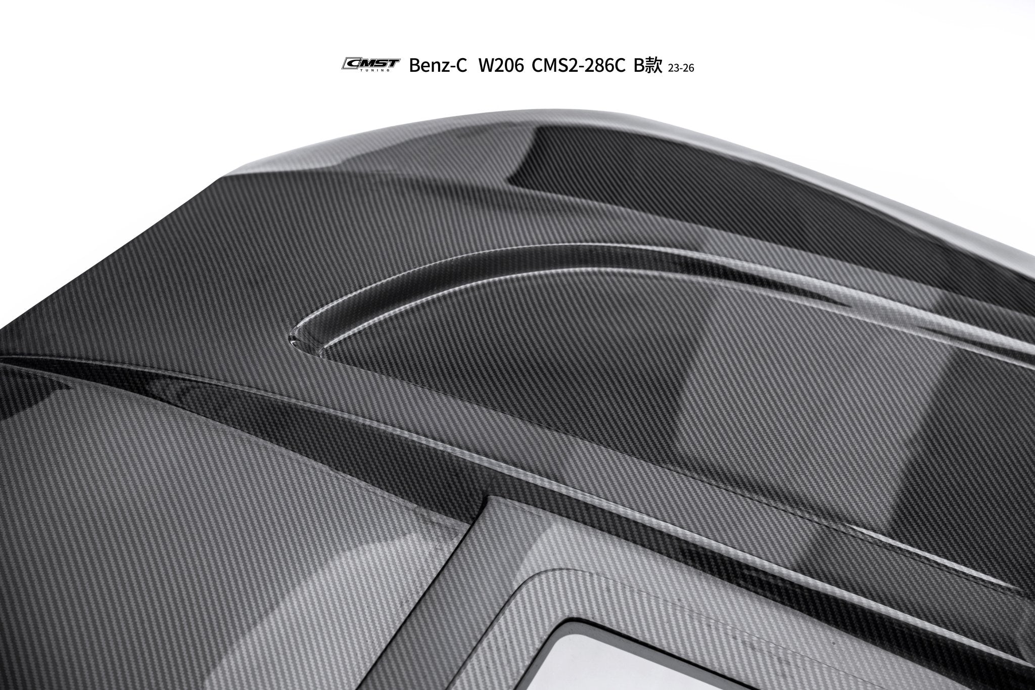 CMST Mercedes - Benz C - Class W206 Carbon Fibre Tempered Glass Bonnet V2 Aftermarket Carbon Fiber Part / Bodykit - Robot Bodykits