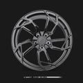 CMST Monoblock Custom Forged Wheels CS112 Aftermarket Carbon Fiber Part / Bodykit - Robot Bodykits