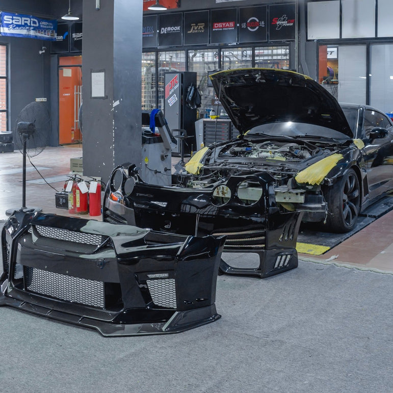 CMST Nissan GTR 2008 - 2016 R35 Full Carbon Fibre Bodykit Aftermarket Carbon Fiber Part / Bodykit - Robot Bodykits