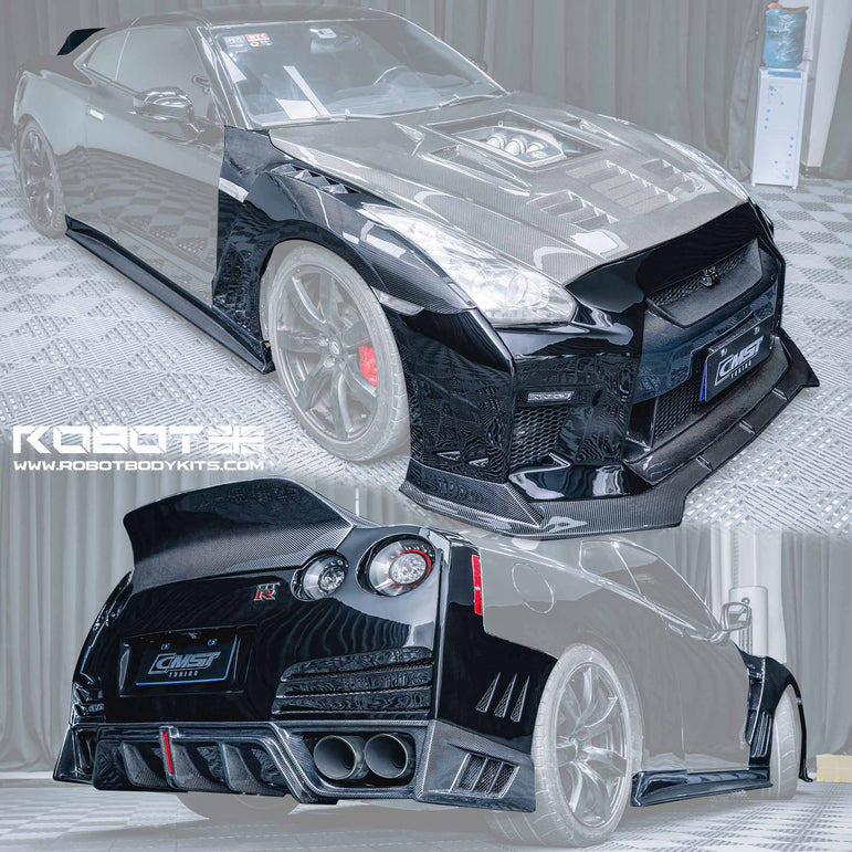 CMST Nissan GTR 2008 - 2016 R35 Full Carbon Fibre Bodykit Aftermarket Carbon Fiber Part / Bodykit - Robot Bodykits