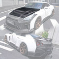 CMST Nissan GTR R35 Carbon Fibre Bonnet Aftermarket Carbon Fiber Part / Bodykit - Robot Bodykits