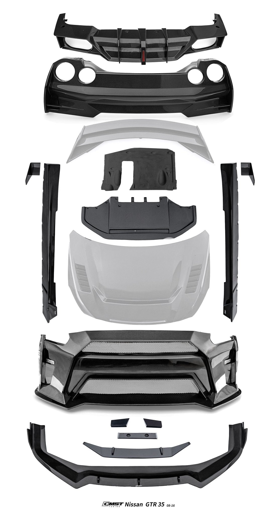 CMST Nissan GTR R35 Carbon Fibre Narrowbody Kit 2008 - 2016 Aftermarket Carbon Fiber Part / Bodykit - Robot Bodykits