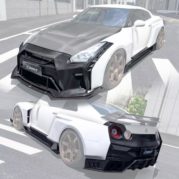 CMST Nissan GTR R35 Carbon Fibre Widebody Kit 2008 - 2016 Aftermarket Carbon Fiber Part / Bodykit - Robot Bodykits