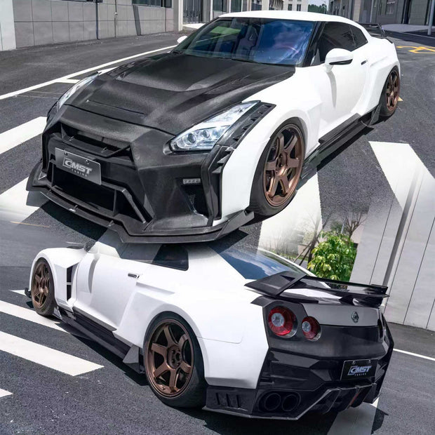 CMST Nissan GTR R35 Carbon Fibre Widebody Kit 2008 - 2016 Aftermarket Carbon Fiber Part / Bodykit - Robot Bodykits