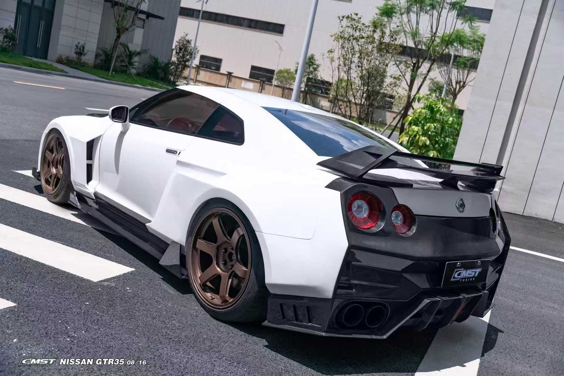 CMST Nissan GTR R35 Carbon Fibre Widebody Kit 2008 - 2016 Aftermarket Carbon Fiber Part / Bodykit - Robot Bodykits