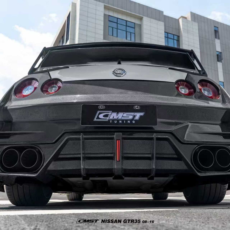 CMST Nissan GTR R35 Prepeg / Dry - Carbon Fibre Spoiler Aftermarket Carbon Fiber Part / Bodykit - Robot Bodykits