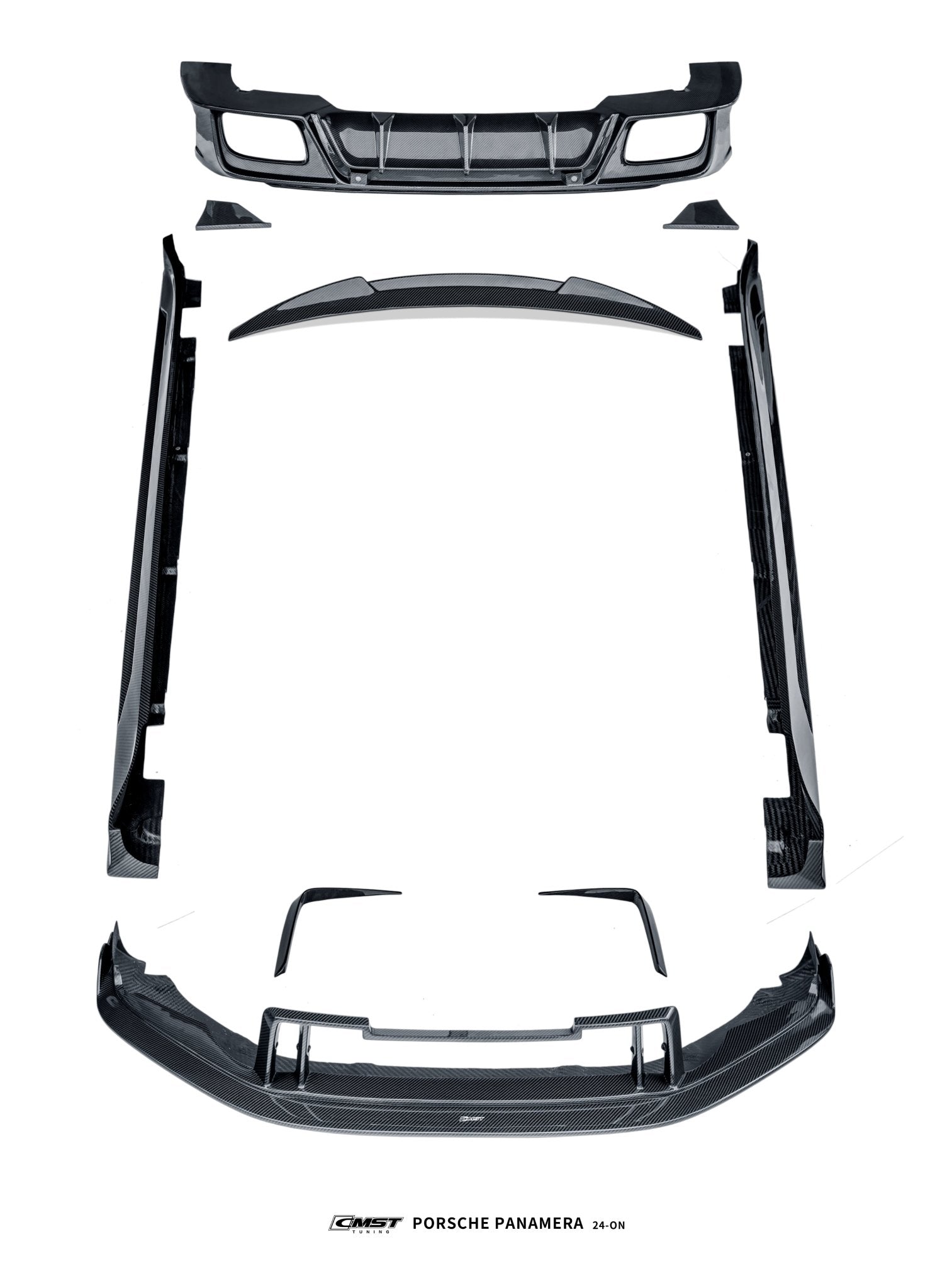 CMST Porsche Panamera 976 Base 4 4S E - Hybrid Dry Carbon Full Bodykit Aftermarket Carbon Fiber Part / Bodykit - Robot Bodykits