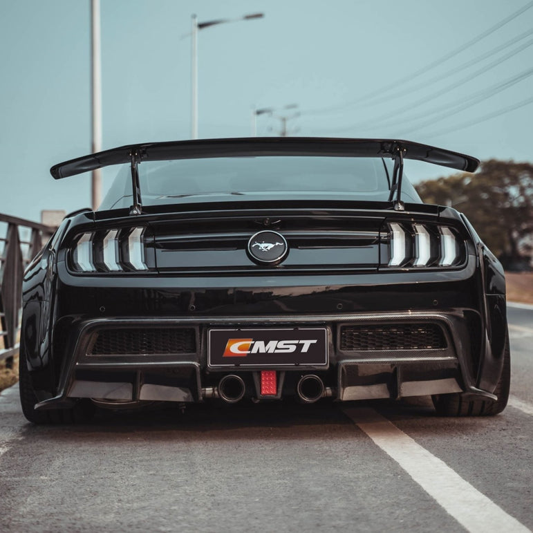 CMST Rear Bumper With Diffuser for Ford Mustang S550.1 S550.2 2015 - 2022 Aftermarket Carbon Fiber Part / Bodykit - Robot Bodykits